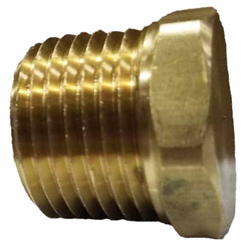28-204S Solid Brass Hex Head Pipe Plug