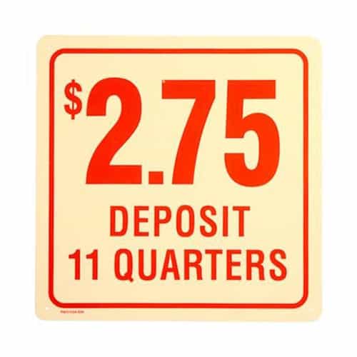 RM51054-SIN Kleen-Rite Corp Price Sign