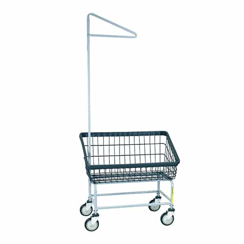 RB Products 200F91/D7 4.5 Bushel Dura-Seven Coated Laundry Cart with Pole