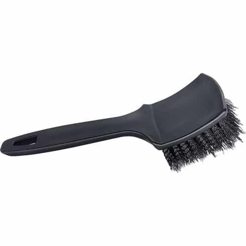 brush with black handle and blck bristles