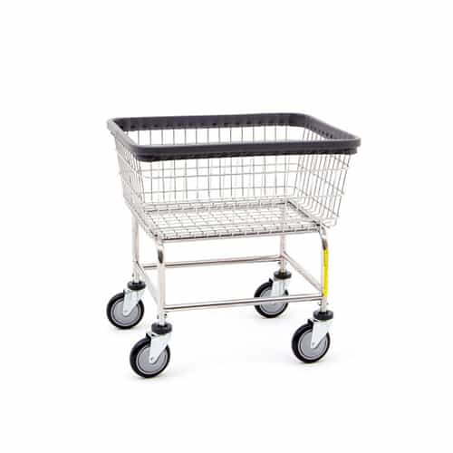chrome laundry cart