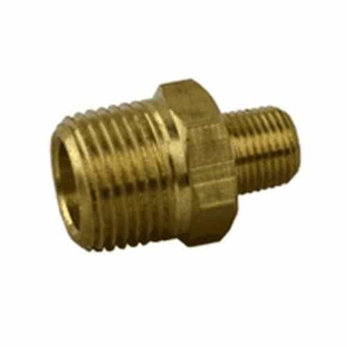 28-221L Brass Reducing Hex Pipe Nipple Fitting
