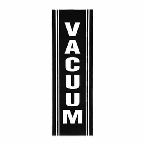 Black Vacuum Sticky Decal