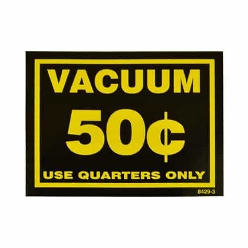 8429-3 J.E. Adams Vacuum Decal