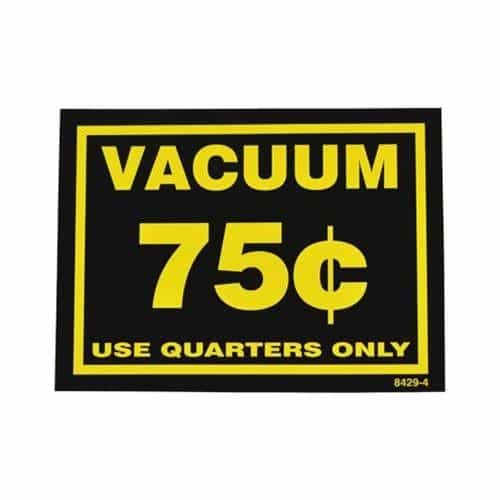 8429-4 J.E. Adams Vacuum Decal