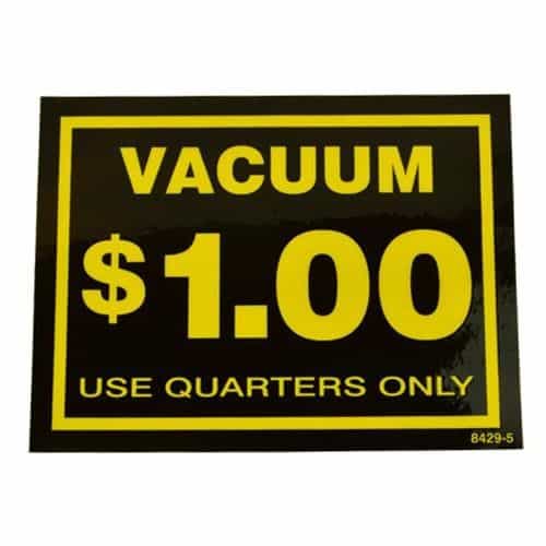 8429-5 J.E. Adams Vacuum Decal