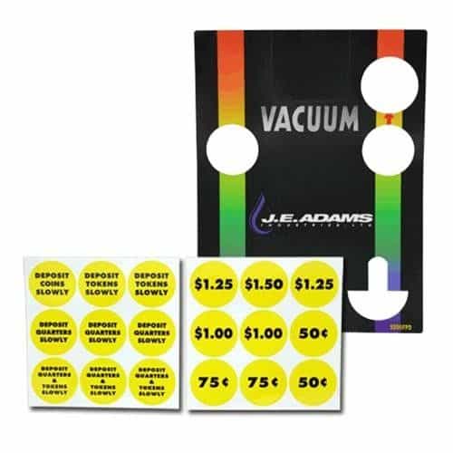 9200 Vac Decals J.E. Adams 9200FPD