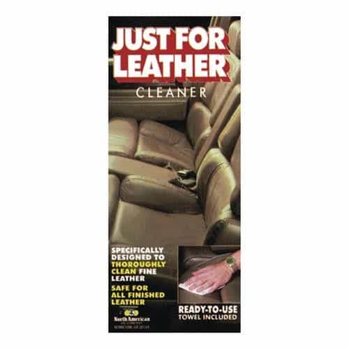 DS1118 Just For Leather Cleaning Wipes Decal - 4" x 10"