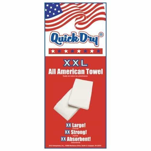 Quick Dry All American XXL White Towels Decal - DEC PTXLWL