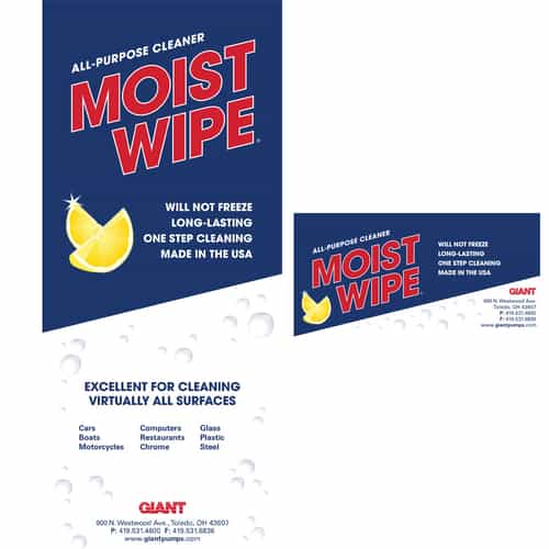 Giant Pumps Moistwipe Overlay Decal - DS-MOIST 4X10
