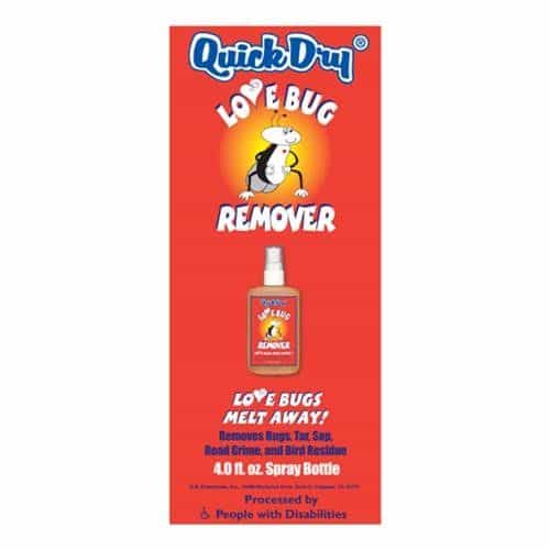 DEC LBL Quick Dry 3-Column Love Bug Remover Decal
