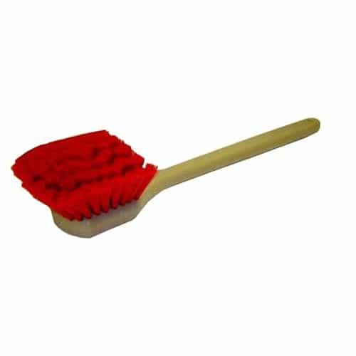 272295 Erie Plastic Brush with Nylon Red Bristles