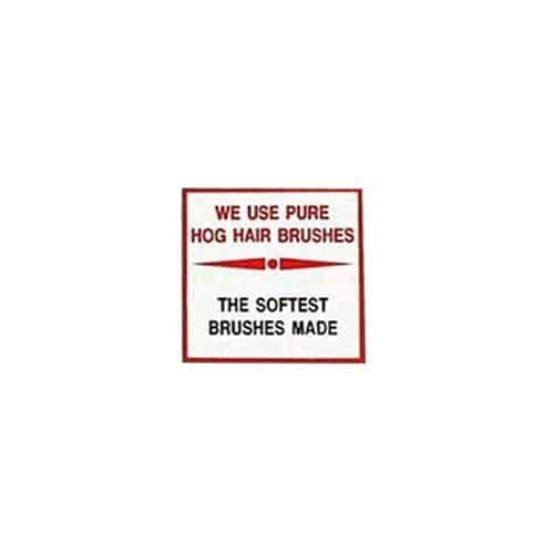 819500 Erie Brush Hog Hair Brush Sign