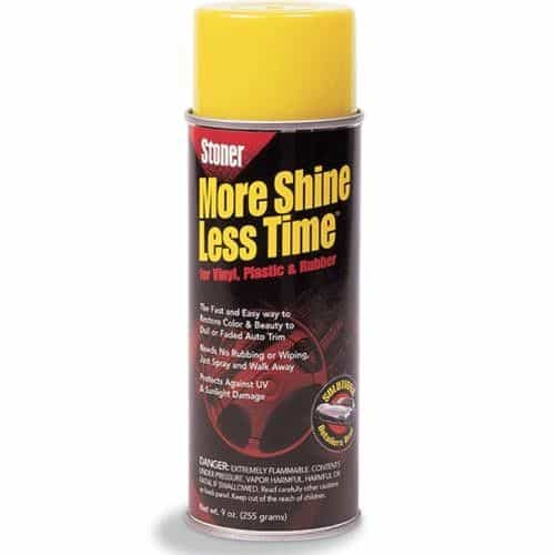 Stoner 91053 More Shine Less Time for Vinyl, Plastic & Rubber, 9 oz Aerosol