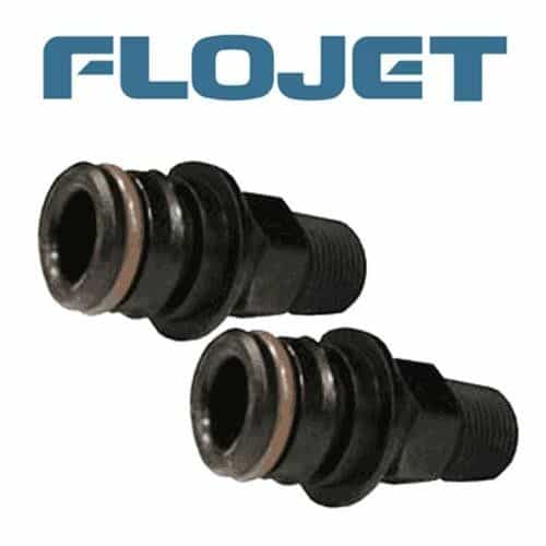 20381043 Flojet Quad Port Fittings - 2 Pack