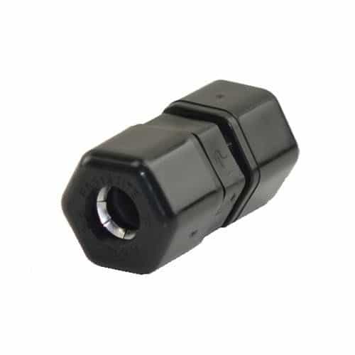Parker P6UC4 Fast-Tite Compression-Style Plastic Union Connector