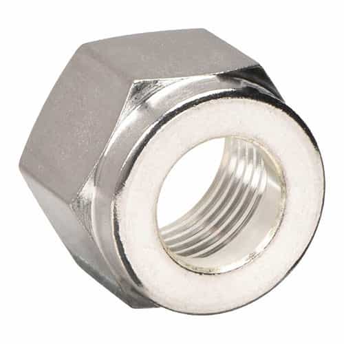 Parker 8NU8-316 Double Ferrule Nut, 316 Stainless Steel