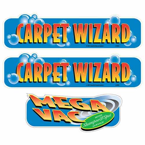 5423100 GinSan Carpet Wizard Dome Decals