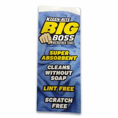 DEDSKRMF Kleen-Rite Corp Big Boss Towel Decal - 4"X10"