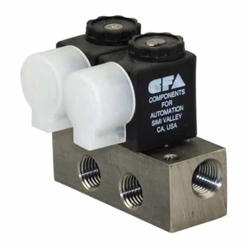 92-211N205-41 CFA Inc. Solenoid Valves 2 Station Non-Metering Block