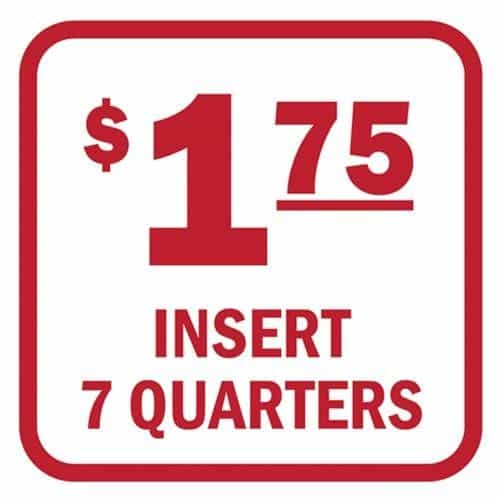 15076 Insert 7 Quarters Red and White Decal