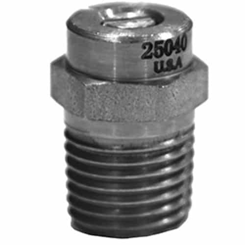 925040M General Pump Spray Nozzle - 1/4" MNPT, 25 Degree Spray Angle