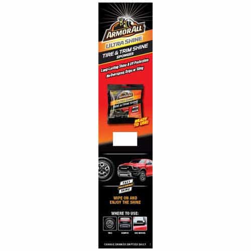 Tire & Trim Shine Sponge Decal