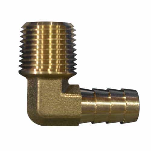 32-311 Kleen-Rite Hose Barb Elbow Fitting - 1/2" Barb x 1/2" NPT