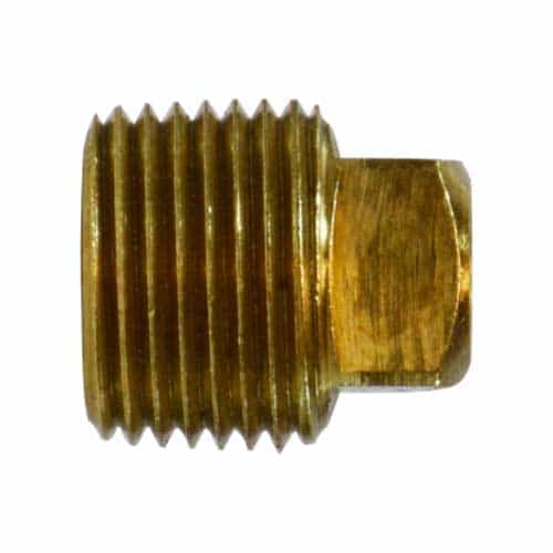 28-086 Square Head Brass Barstock Plug