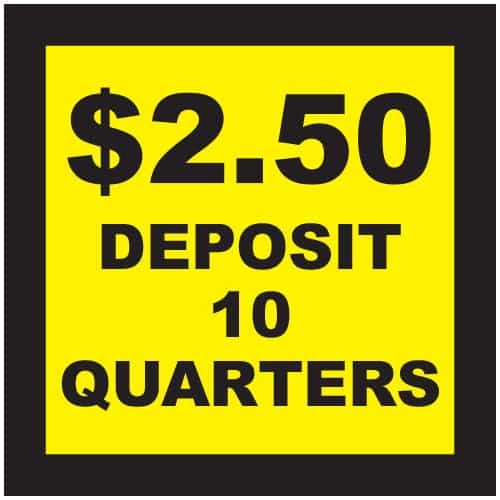 15066 Deposit 10 Quarters Decal