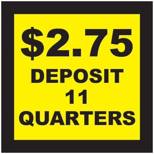 15068 Deposit 11 Quarters Decal