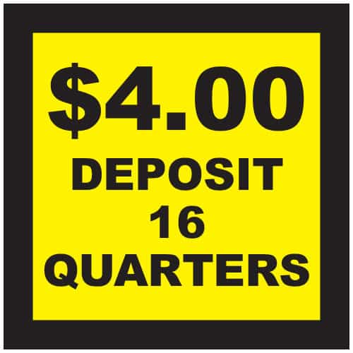 CB0347-16 Deposit 16 Quarters Decal