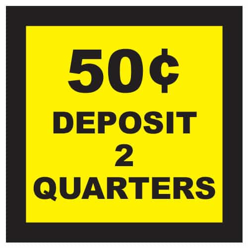 15017 Deposit 2 Quarters Decal