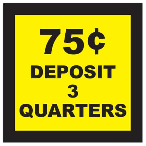 15018 Deposit 75¢ Decal