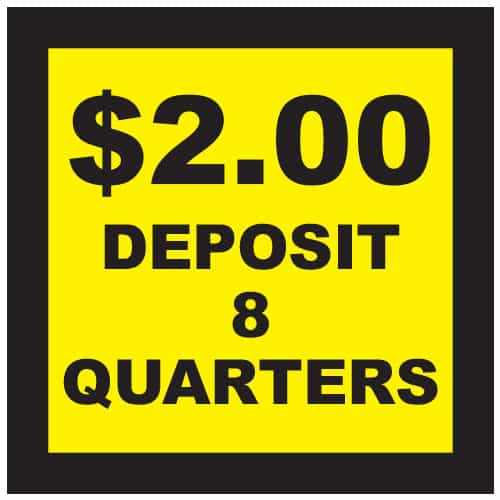15064 Deposit 8 Quarters Decal