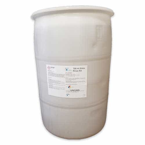 700 Shore Hi Shine Rinse Aid - 55 Gallon