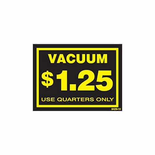 8429-10 J.E. Adams Vacuum Decal