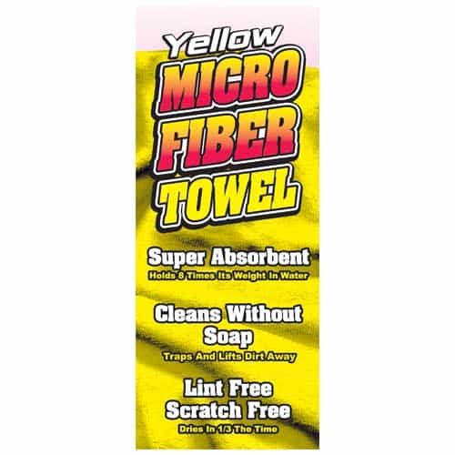 Yellow Microfiber Towel Overlay