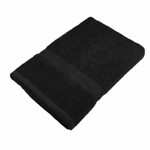 D-16273.5-BLK Black Cotton Medium-Heavy Towel