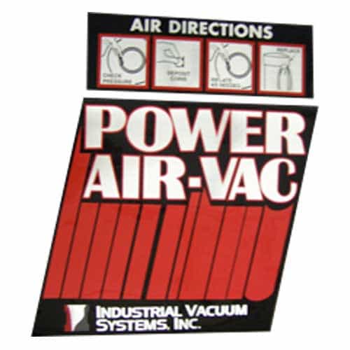 GinSan Air Vac Decal DKAV100