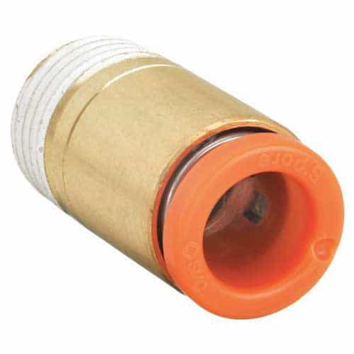 SMC 1/4 Inch Male Connector Fitting with Hex Socket Head