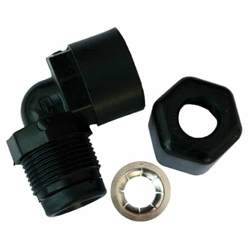Parker P6FE6 Fast-Tite Compression-Style Plastic Female 90-Degree Elbow