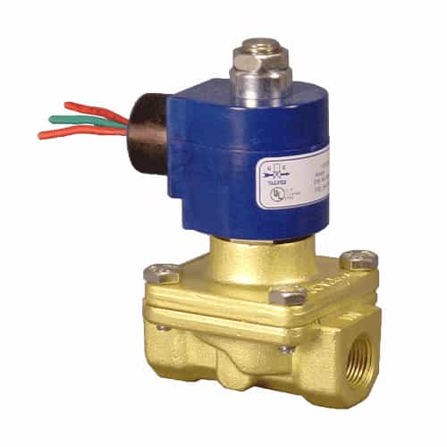 G.C. Valves S21 Brass 1/2 in. NPT Normally open Valve