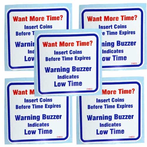 21653 GinSan Want More Time Decal - 5 Per Pack