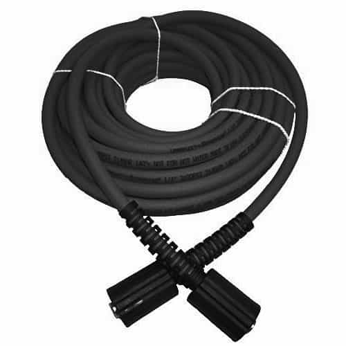 UberFlex Black Pressure Wash Hose Assembly  - 0.25 In x 50 Feet