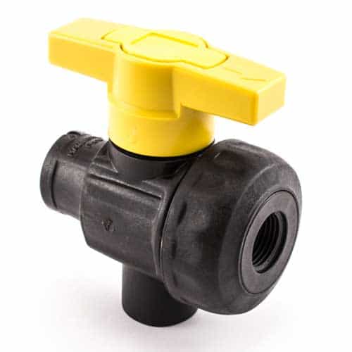 Hypro 9951-3050N 3-way Single Union Ball Valve