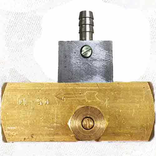 202BS Brass Adjustable Injector with SS Knob