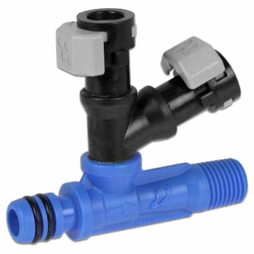 Dark Blue Dual Barb Injector from Hydra-Flex