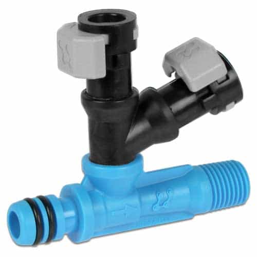 Light Blue Dual Barb Injector from Hydra-Flex