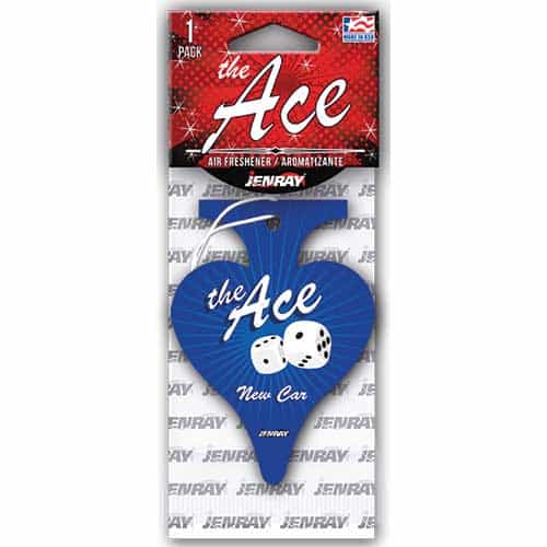 AC-22 Jenray The Ace Air Freshener - New Car Scent, 12 Pack